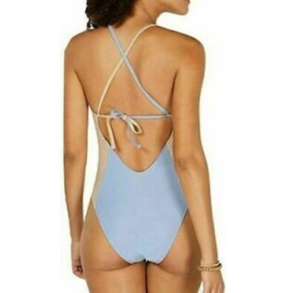 NWT Hula Honey Colorblock One Piece Swimsuit - Picture 2 of 7